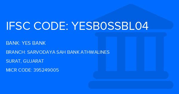 Yes Bank (YBL) Sarvodaya Sah Bank Athwalines Branch IFSC Code