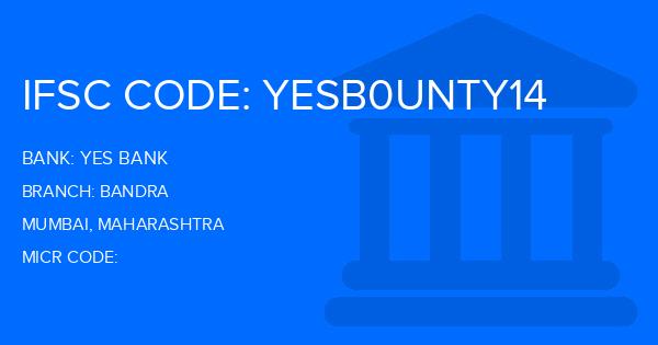 Yes Bank (YBL) Bandra Branch IFSC Code