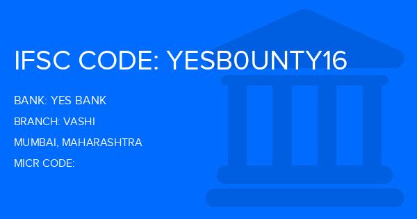 Yes Bank (YBL) Vashi Branch IFSC Code