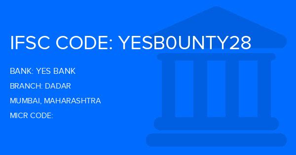 Yes Bank (YBL) Dadar Branch IFSC Code