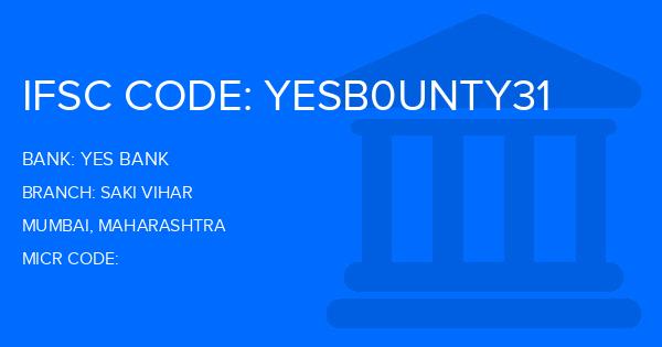 Yes Bank (YBL) Saki Vihar Branch IFSC Code