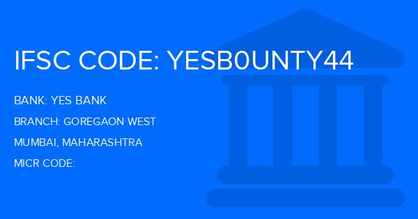 Yes Bank (YBL) Goregaon West Branch IFSC Code