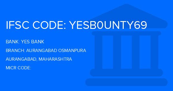 Yes Bank (YBL) Aurangabad Osmanpura Branch IFSC Code