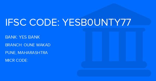 Yes Bank (YBL) Oune Wakad Branch IFSC Code