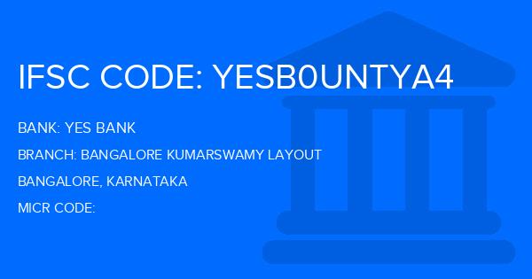 Yes Bank (YBL) Bangalore Kumarswamy Layout Branch IFSC Code